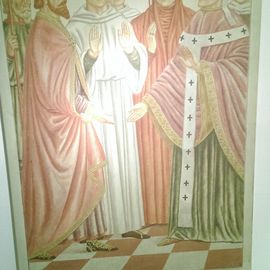 Versöhnung Kaiser Friedrichs I. (Barbarossa) mit dem Papst, durch Vermittlung von Abt Siegfried