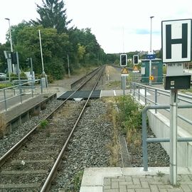 Fahrtrichtung von Paderborn/Altenbeken in Brakel ankommend