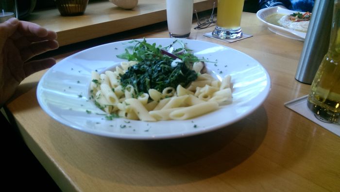 Penne Spinat