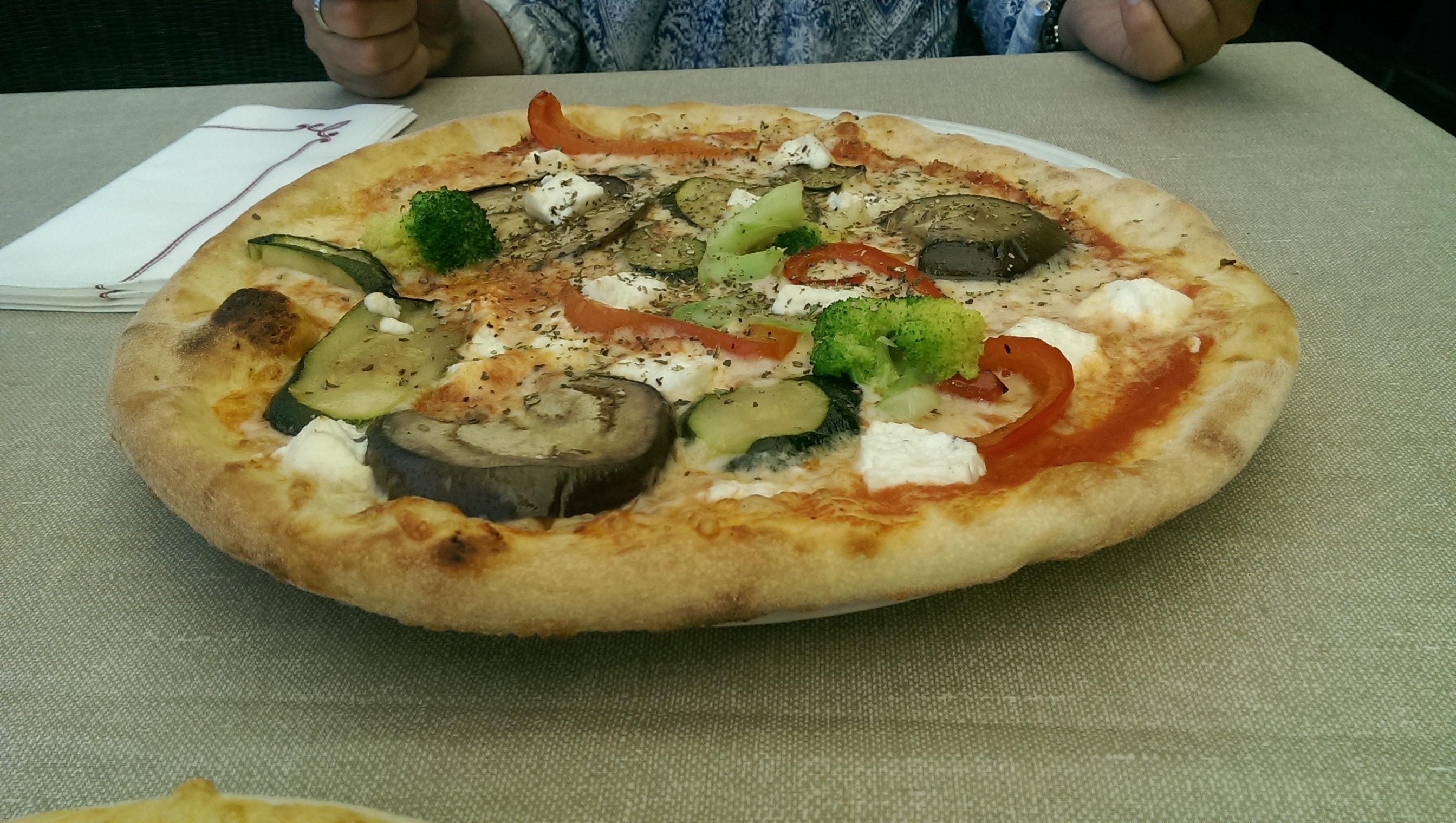 vegetarische Pizza