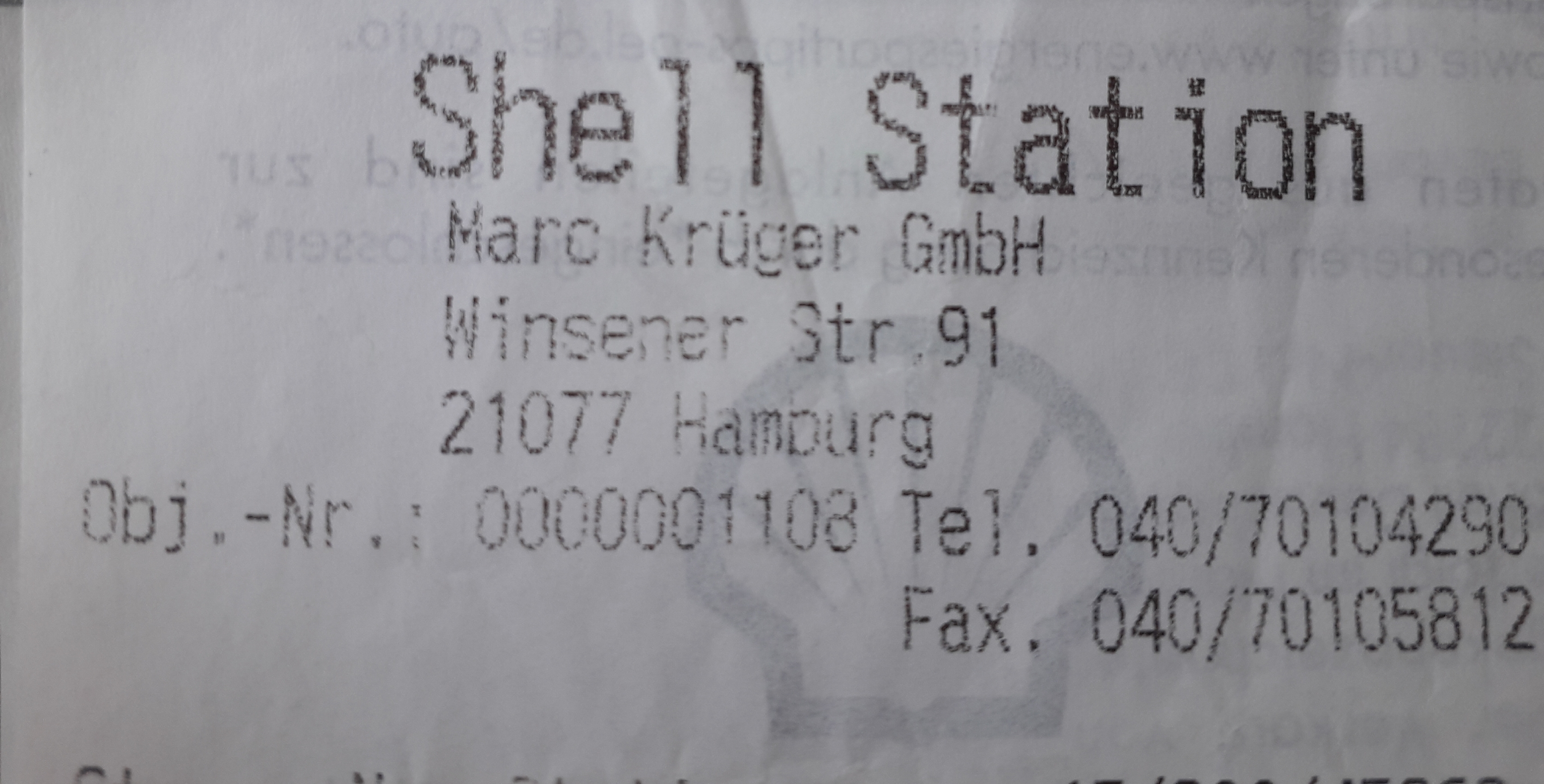 Bild 1 Shell in Hamburg