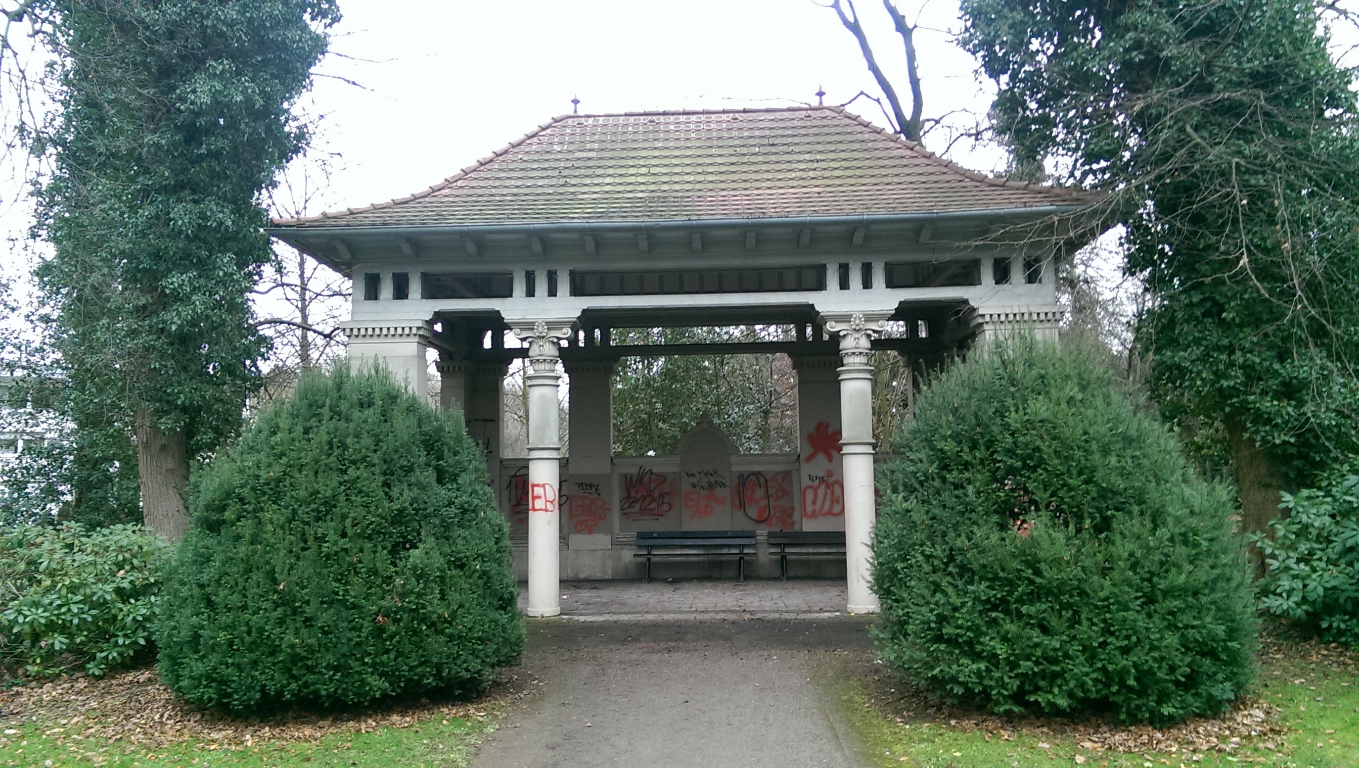 Freytag Tempel in Form eines chinesischen Pavillons