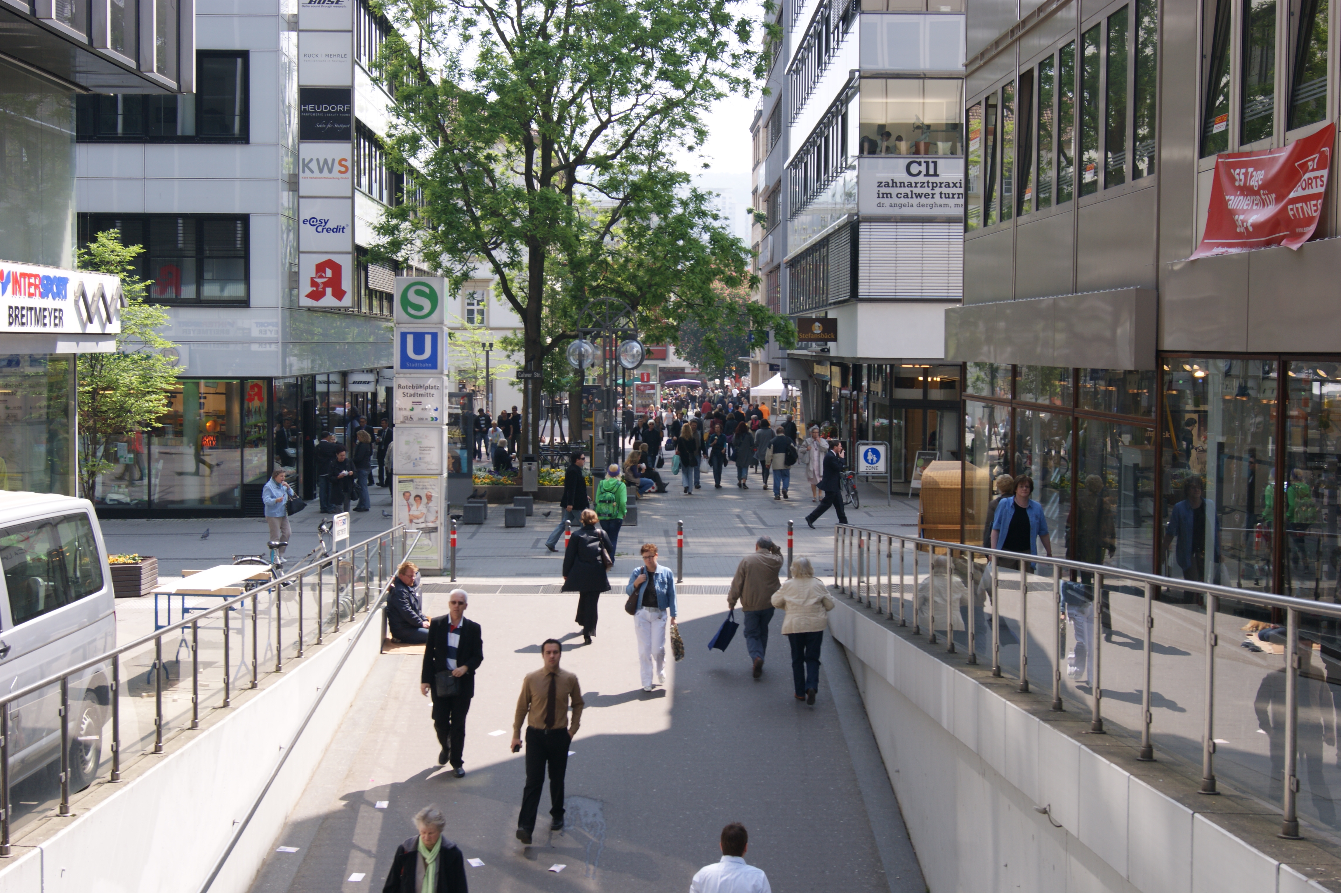 Ecke Büchsenstraße/Calwerstraße