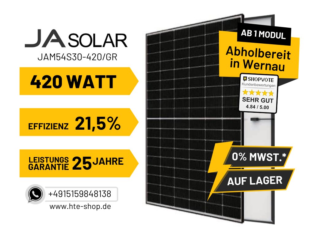 Ja Solar 420 Watt Solarmodul