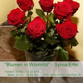 Rote Rosen - schenke mit Liebe - Blumensträuße, Blumengebinde, Blumen als Geschenk zu allen Feierlichkeiten