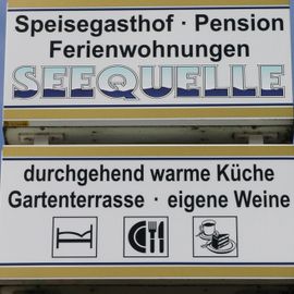 Firmenlogo und Firmenschild
