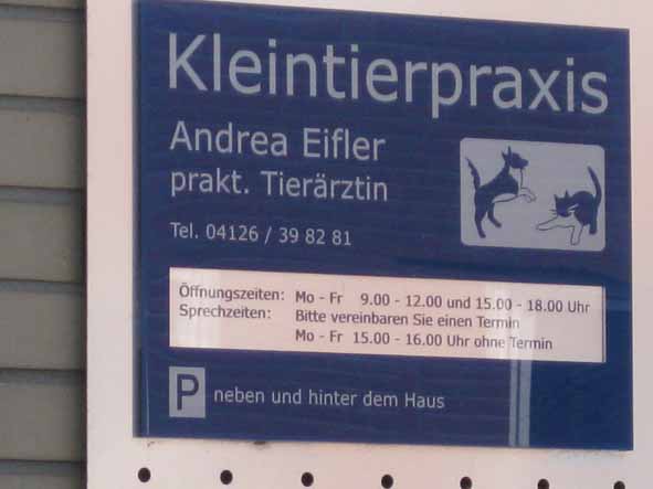 Bild 1 Tierarztpraxis Eifler in Horst (Holstein)