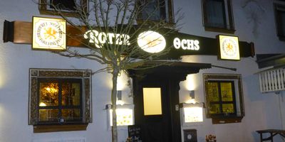 Roter Ochs Gasthaus in Burk Stadt Forchheim in Oberfranken