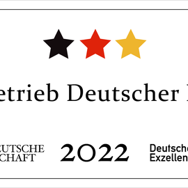 Wir sind als Exzellenzbetrieb des Deutschen Mittelstands in der Branche Dienstleister bei DDW gelistet.