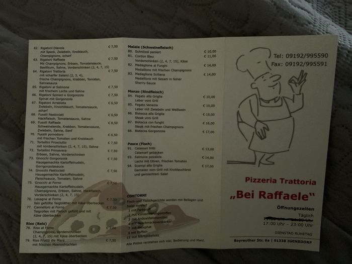 Pizzeria Trattoria bei Raffaele