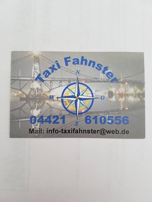 Taxi Fahnster Sengwarder Str. 88 26388 Wilhelmshaven 