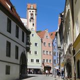 Die "Altstadt" von Füssen am Lech in Füssen