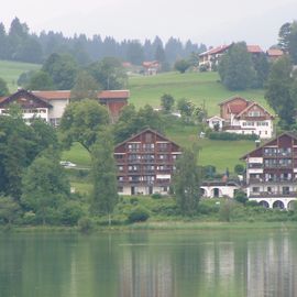Der Weißensee im Allgäu in Füssen