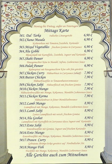 Nutzerbilder Indisches Restaurant Taj Mahal