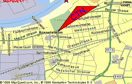 Anfahrt zum Ladengeschäft