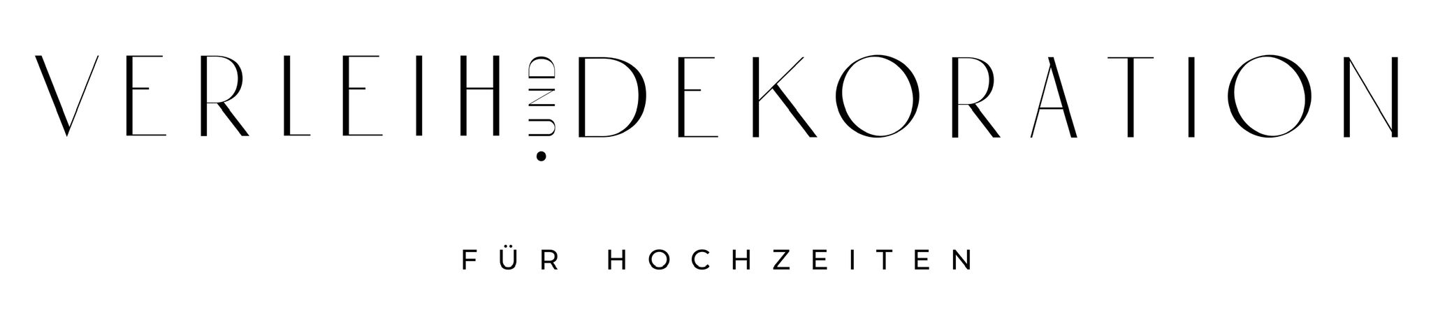Verleih und Dekoration Logo