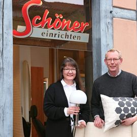 Inhaber Georg Schöner mit Ehefrau Christiane