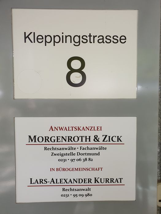 Morgenroth & Zick Rechtsanwälte Fachanwälte Zweigstelle Dortmund