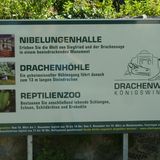 Nibelungenhalle, Drachenhöhle, Reptilienzoo in Königswinter