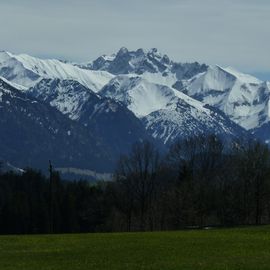 Sport- und Kurhotel Sonnenalp 
87527 Ofterschwang
Blick zu den Alpen.