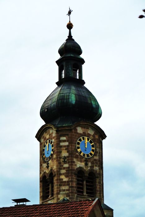 Basilika St. Lorenz Kempten Detail an einem der Türme