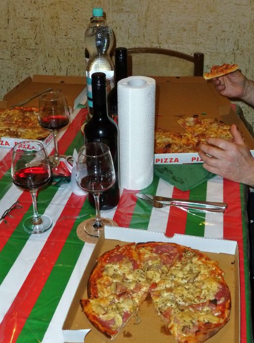 Pizza con Vino