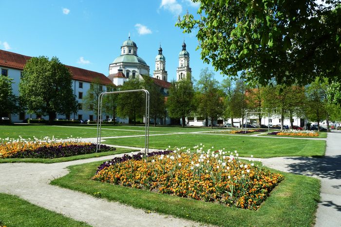 Basilika St. Lorenz Kempten und Park