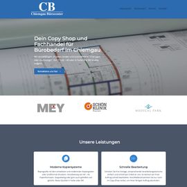 Chiemgau Bürocenter | Kundenwebseite, Bildbearbeitung, Webseiten Optimierung, SEO, Google Search Console, 