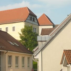 Blick aus Richtung Brauhof hinauf zum Schloß