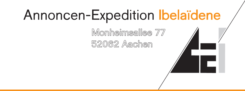 Annoncen-Expedition Ibelaidene 
Wir sind eine alt ansässige Werbeagentur in Aachen. 
Wir sprechen auch französisch.
Umfangreiche Informationen über unsere Agentur entnehmen Sie unserer Webseite: www.ibelaidene.de
