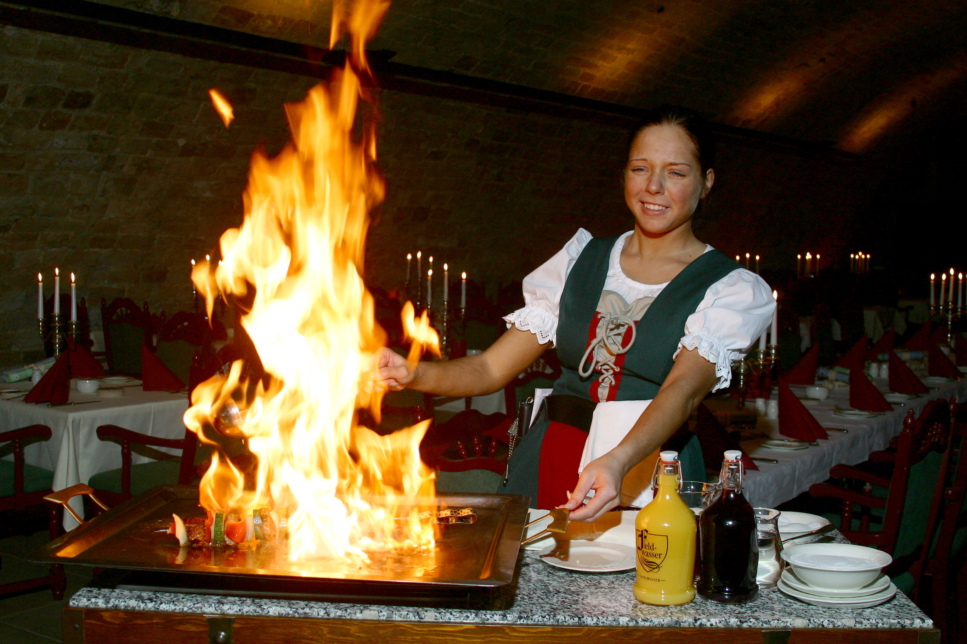 Flambieren im Pulverturm