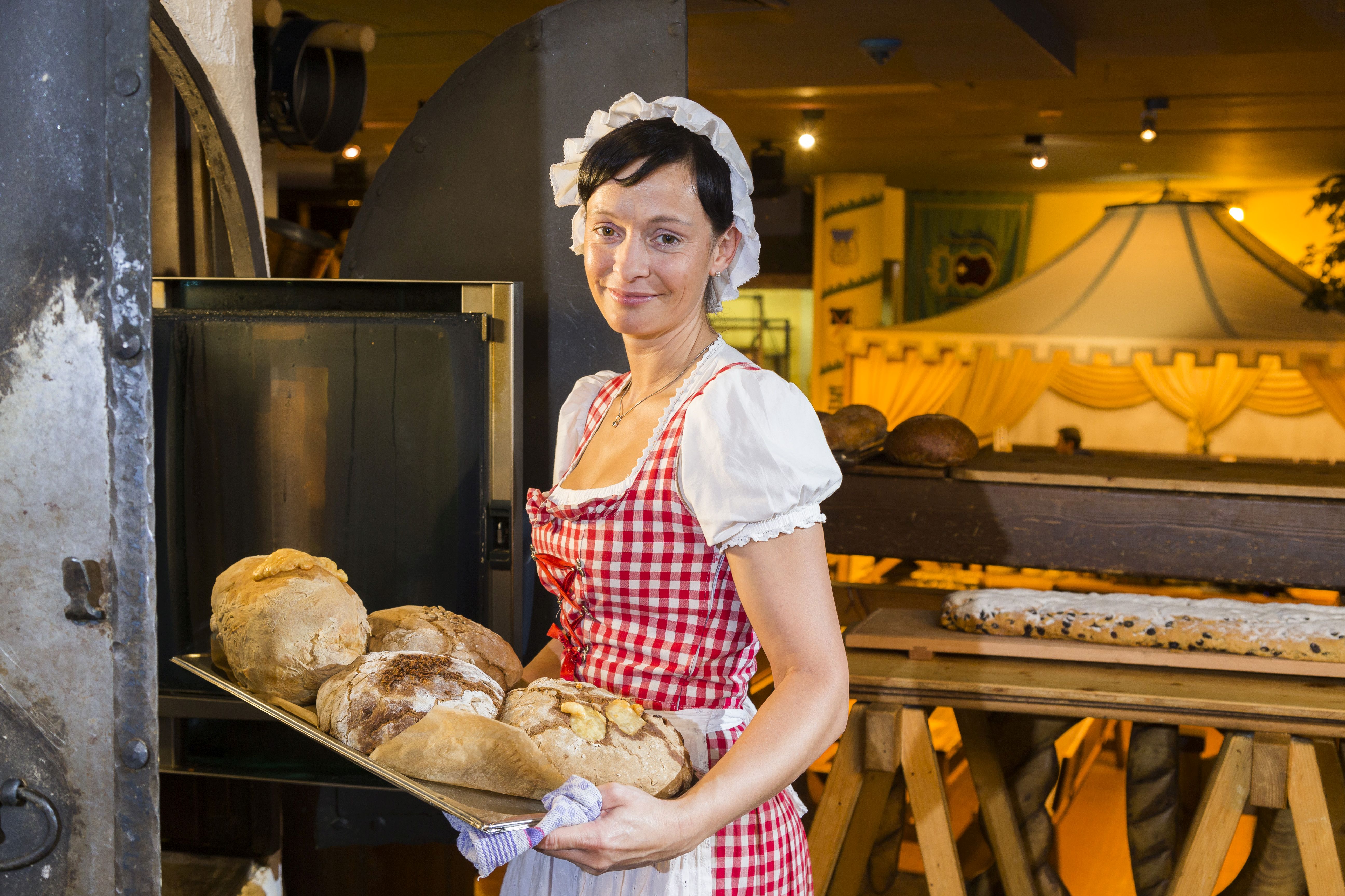 Hausgebackenes Brot  der Hofbäckerin