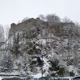 Blick vom Cafe zum höchsten Punkt