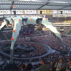 Nicht nur die Arena,sondern auch das Konzert von U2 waren beeindruckend