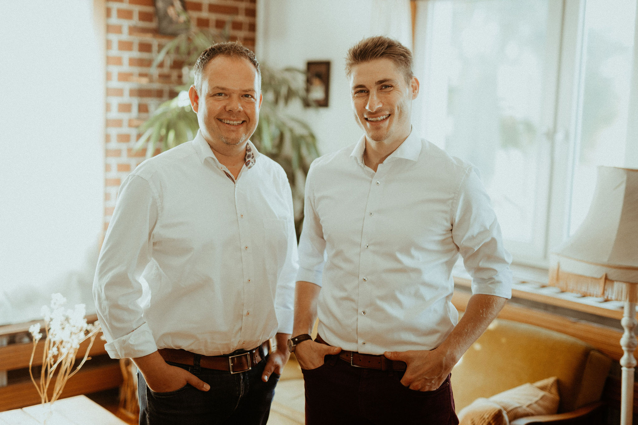 Hagen Herholdt und Christian Sporbert, Geschäftsführer von HS Immobilienberatung