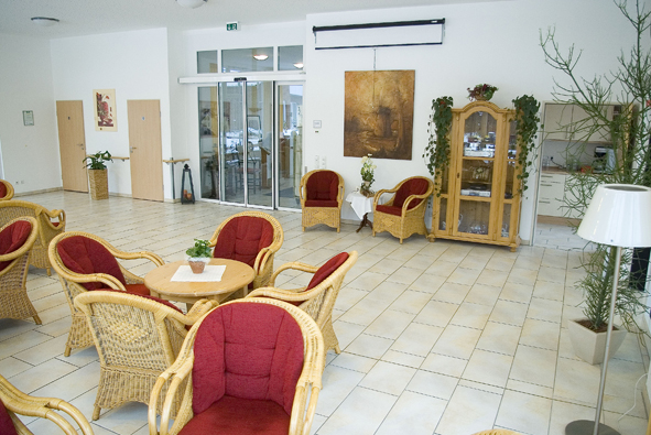 Innenaufnahme Pflegezentrum Gildehaus Gemeinschaftsraum Foyer