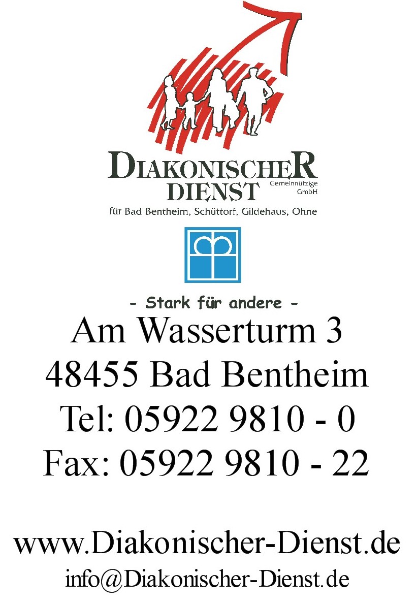 Verwaltung - Diakonischer Dienst gGmbH, Am Wasserturm 3, Bad Bentheim