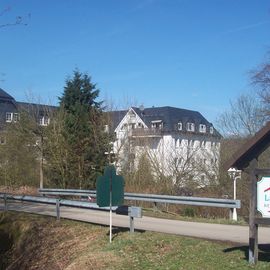 Rückseite des Hotels