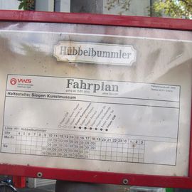 Fahrplan vom Hübbelbummler (Haltestelle Kunstmuseum)