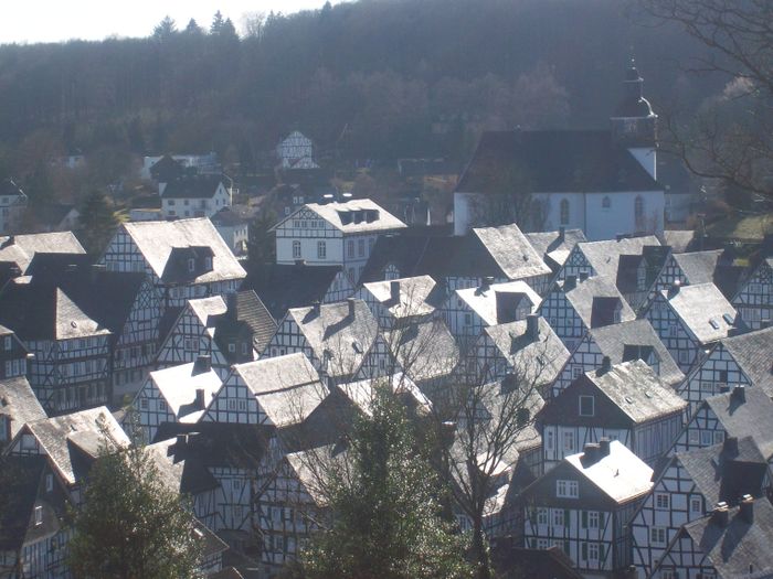 Stadt Freudenberg - Blick auf den "Alten Flecken"...die historische Altstadt