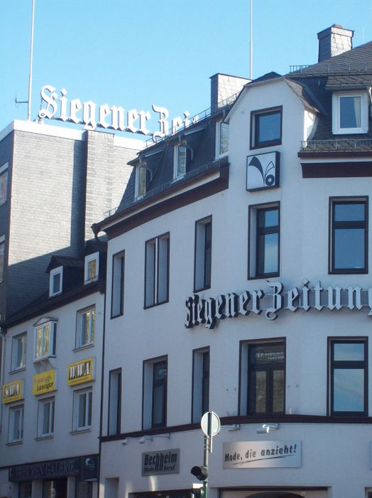 Das Gebäude der Siegener Zeitung im März 2011