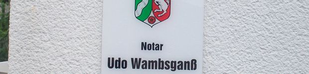 Bild zu Udo Wambsganß Rechtsanwalt und Notar