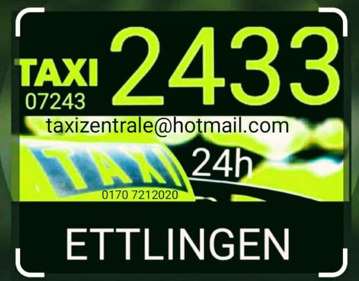 Taxi NonStop Ettlingen 24h