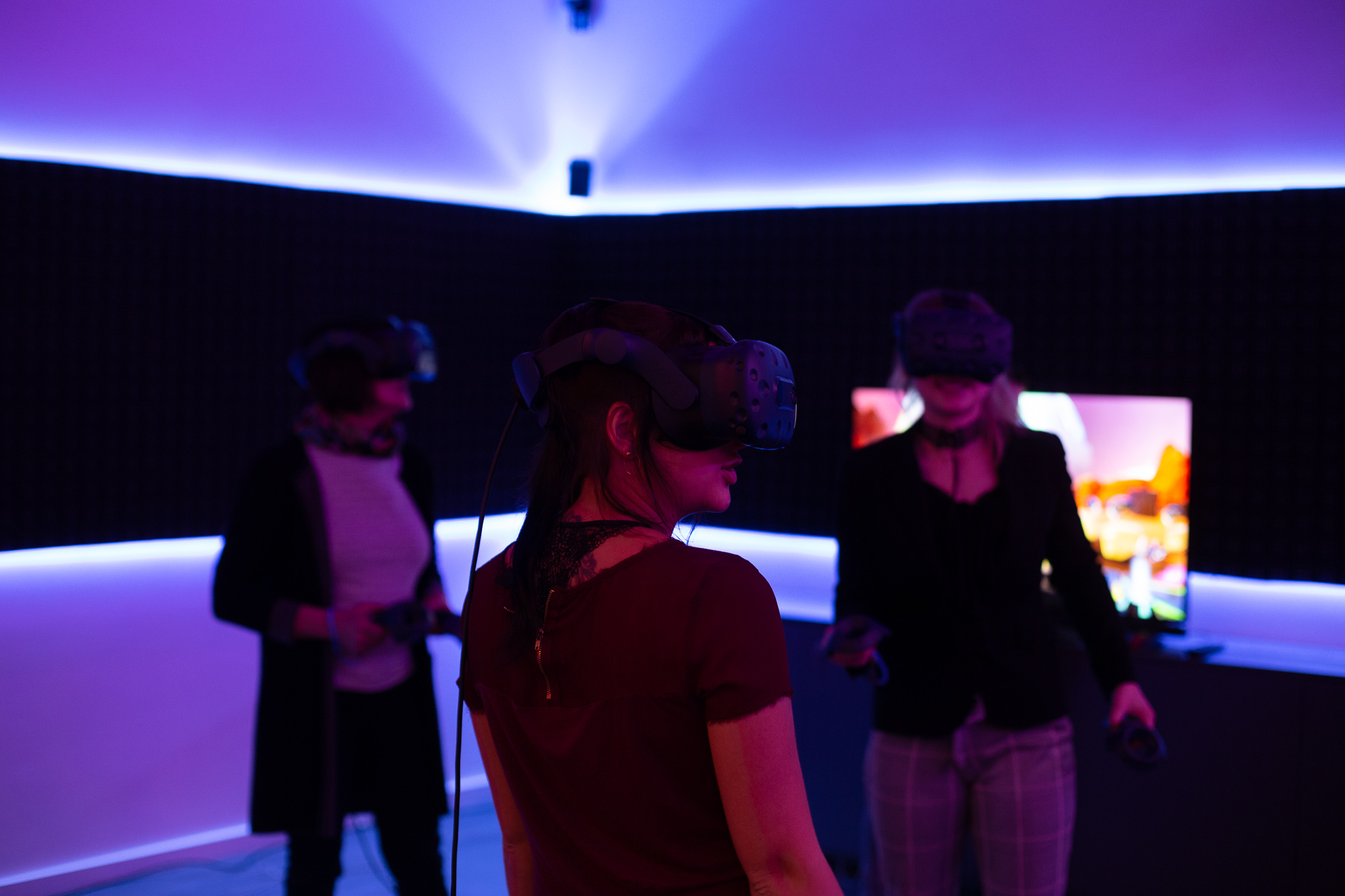Spieler in Virtual Reality