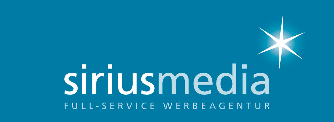 Firmenlogo der Full-Service Werbeagentur siriusmedia GmbH, Leipzig