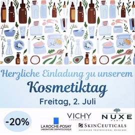 Kosmetik Tag der Markt Apotheke - wir freuen uns auf Sie