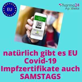 Wir wissen wie durchgeplant Deine Woche ist und deswegen sind wir auch  IMMER SAMSTAGS  für Dich und Deine Anliegen da. Natürlich kannst Du auch samstags Dein digitales #impfzertifikat #digitalerimpfnachweis #eucovid19certificate in Deiner @pharma24.apotheke ausstellen lassen.