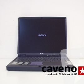 Bild zeigt ein repariertes Sony Vaio PCG-FX804 Notebook, aus dem Service von Caveno in Berlin