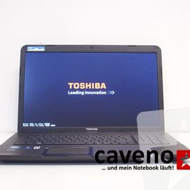Bild zeigt ein repariertes Toshiba Satellite Pro C870-15P Notebook, aus dem Service von Caveno in Berlin