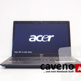 Bild zeigt ein repariertes Acer Aspire 7750G-2418G75Mnkk Notebook, aus dem Service von Caveno in Berlin